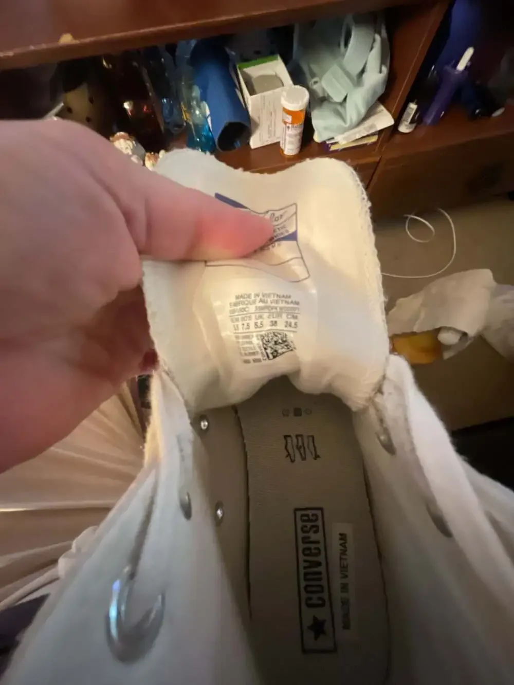 Suede Converse Chuck Taylor All Star 70 'Election Day' High Top Sneakers - Picture 8 of 9